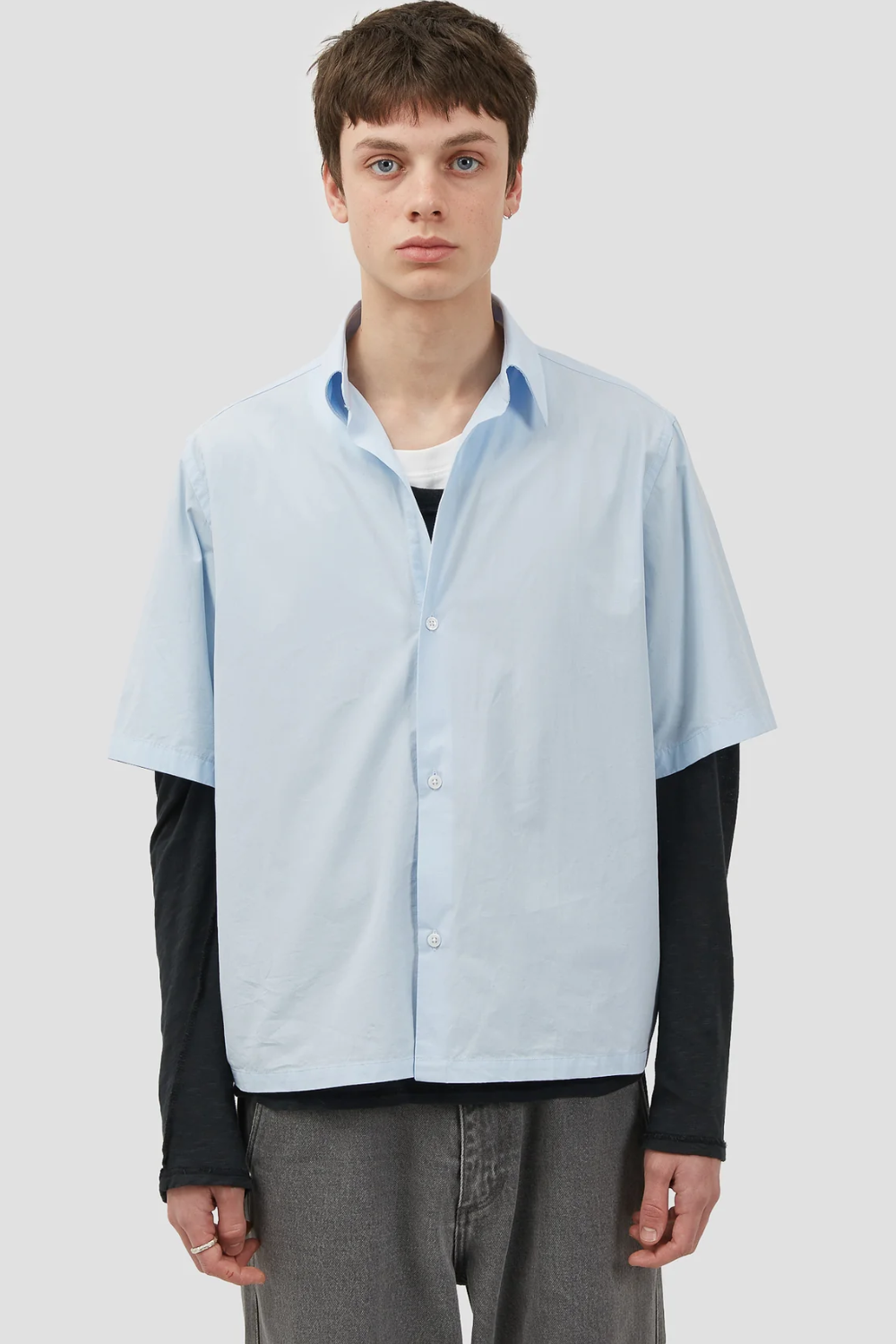 S/S Shirt Poplin Light Blue | Fairly Normal | Mad About The Boy