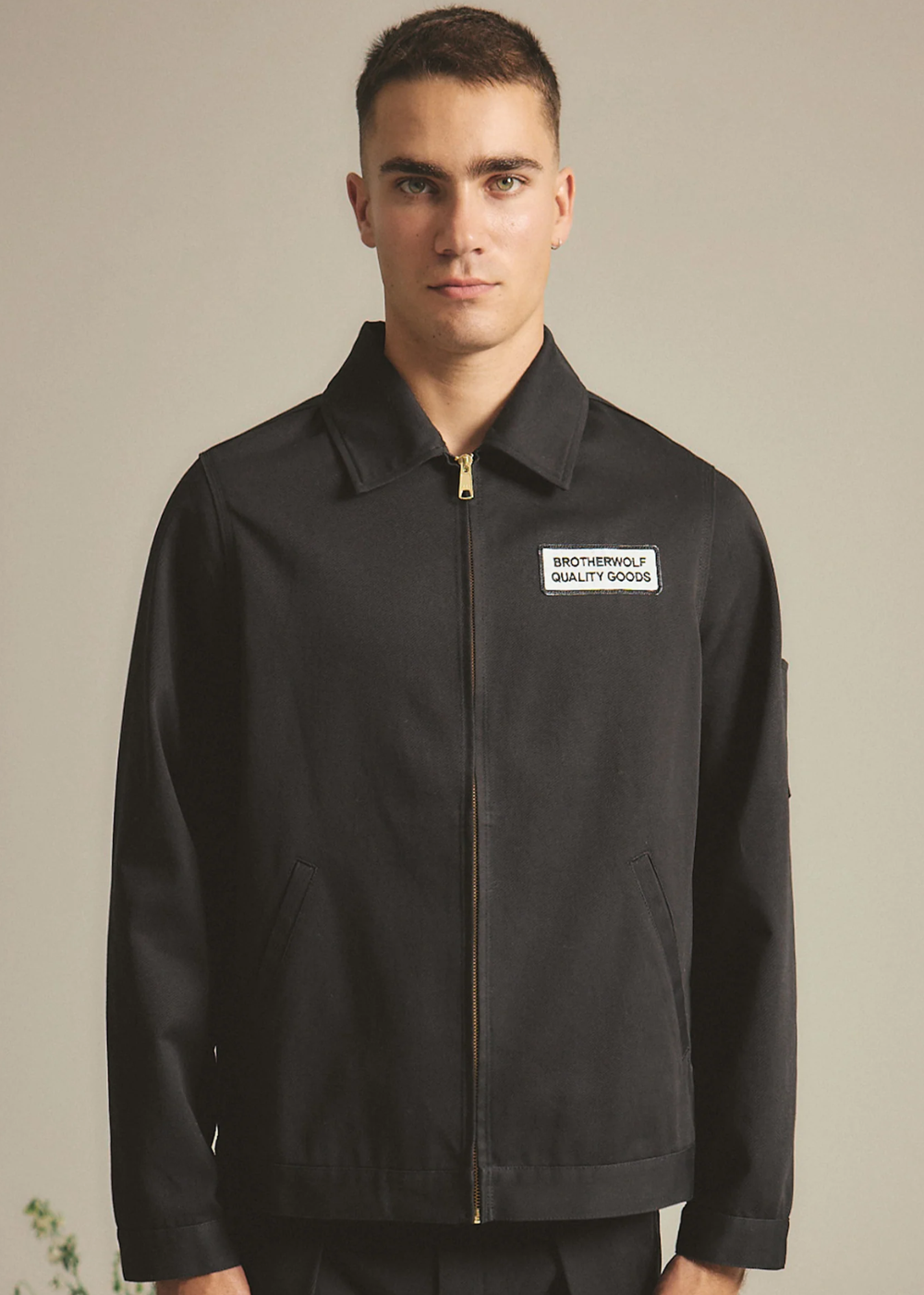 Trucker Jacket - Black | Brotherwolf | Mad About The Boy