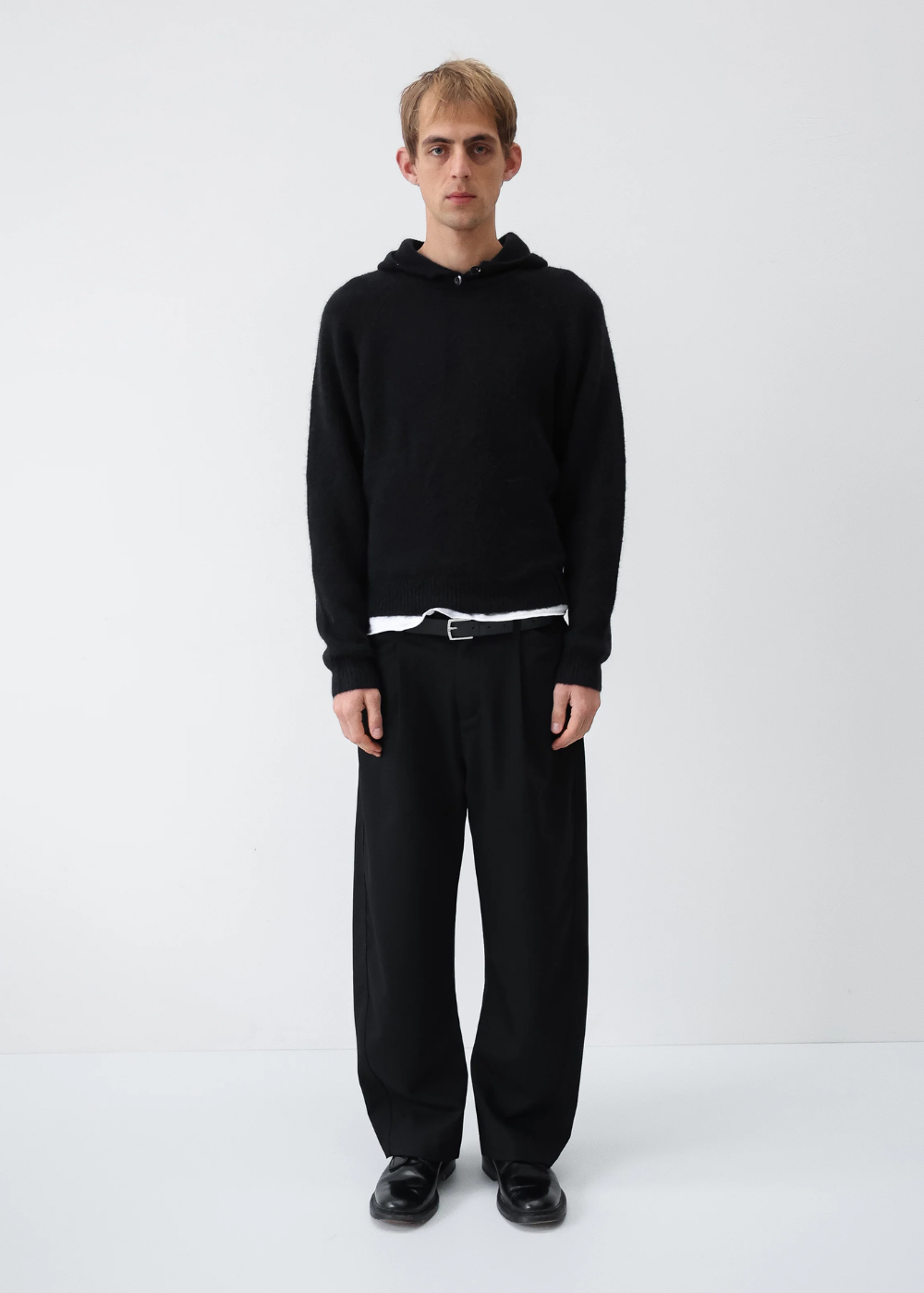Observe - Alpaca Button-Knit Hood / Black | Observe Gallery | Mad About The Boy