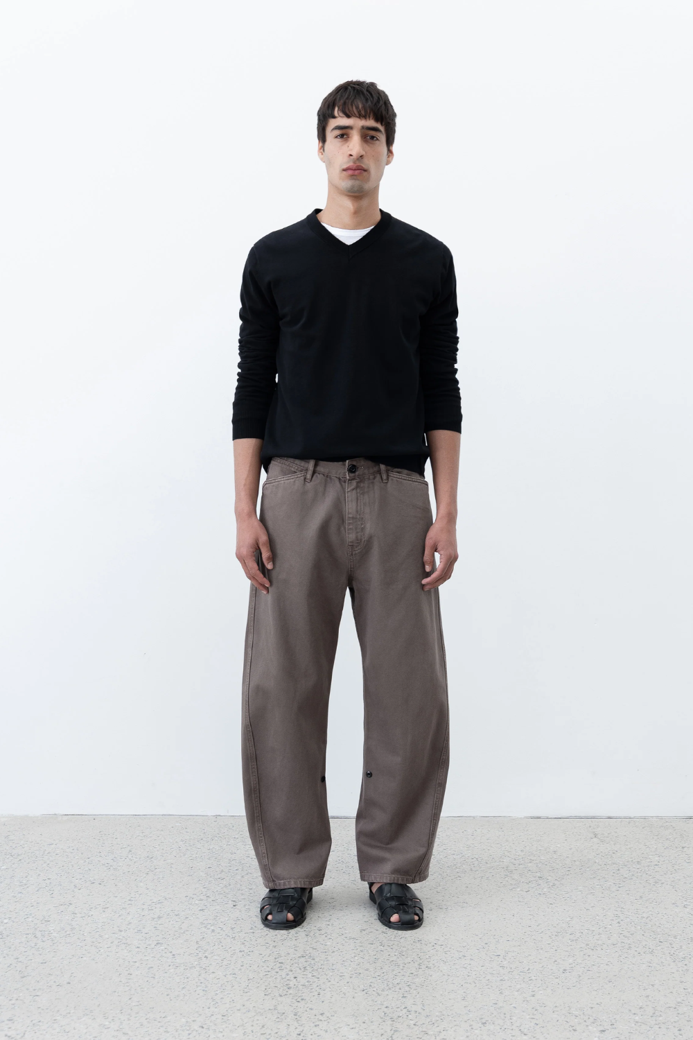 Observe / Twisted Cambia Denim Pant - Taupe | Observe Gallery | Mad About The Boy
