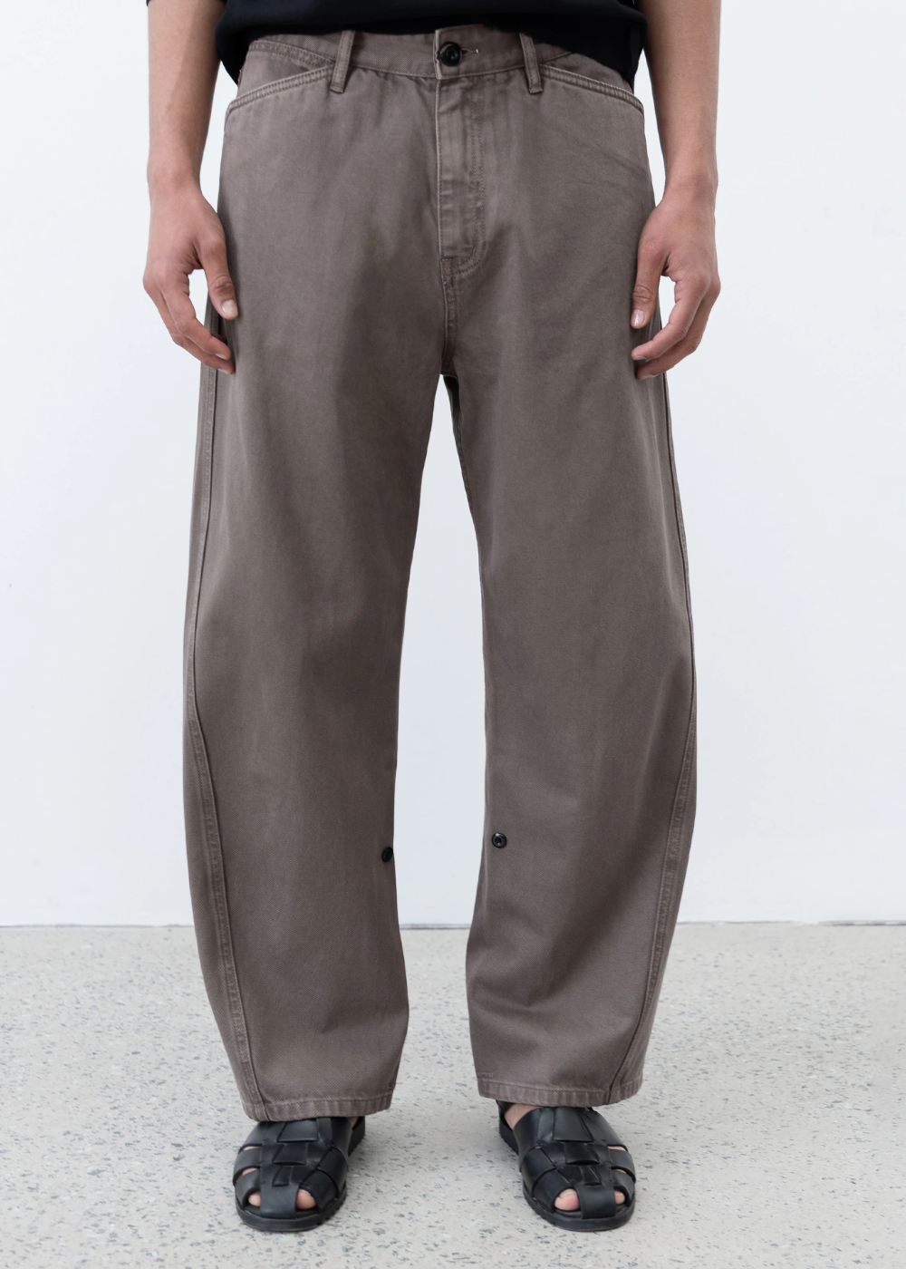 Observe / Twisted Cambia Denim Pant - Taupe | Observe Gallery | Mad About The Boy