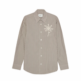 NN.07 Quinsy Pima Cotton Shirt Brown Stripe | NN07 | Mad About The Boy
