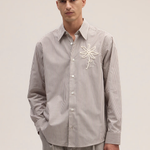NN.07 Quinsy Pima Cotton Shirt Brown Stripe | NN07 | Mad About The Boy