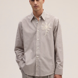 NN.07 Quinsy Pima Cotton Shirt Brown Stripe | NN07 | Mad About The Boy