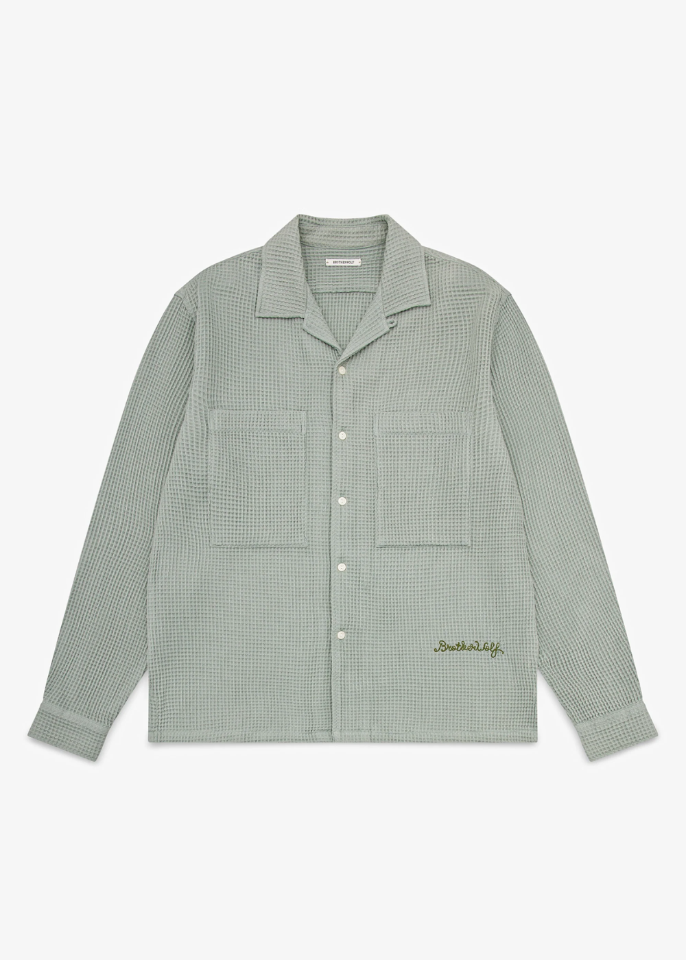 Buckley L/S Shirt - Green | Brotherwolf | Mad About The Boy