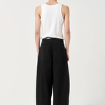 ASHA JASPER - Volume Trouser - Black Herringbone | ASHA JASPER | Mad About The Boy
