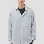 Oversized Shirt Seersucker Light Blue | Fairly Normal | Mad About The Boy