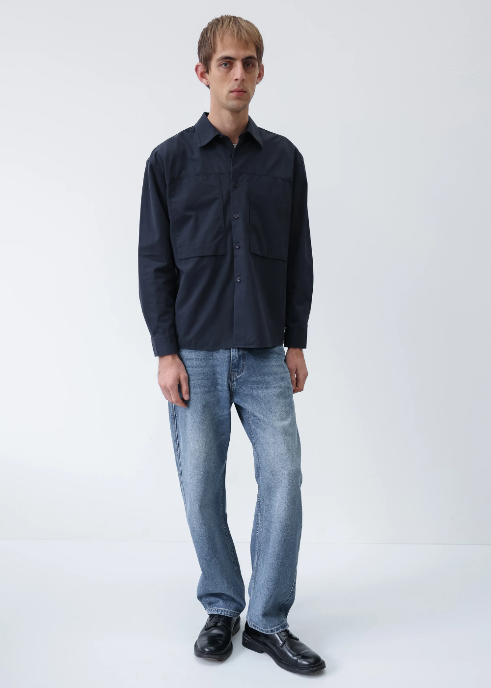 Observe - Panel Pocket Shirt / Navy | Observe Gallery | Mad About The Boy