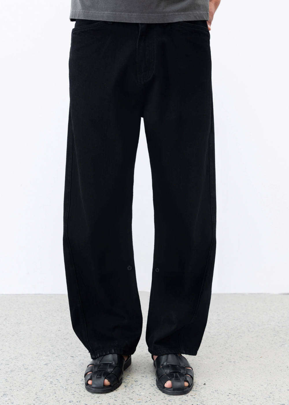 Observe / Twisted Cambia Denim Pant - Black | Observe Gallery | Mad About The Boy