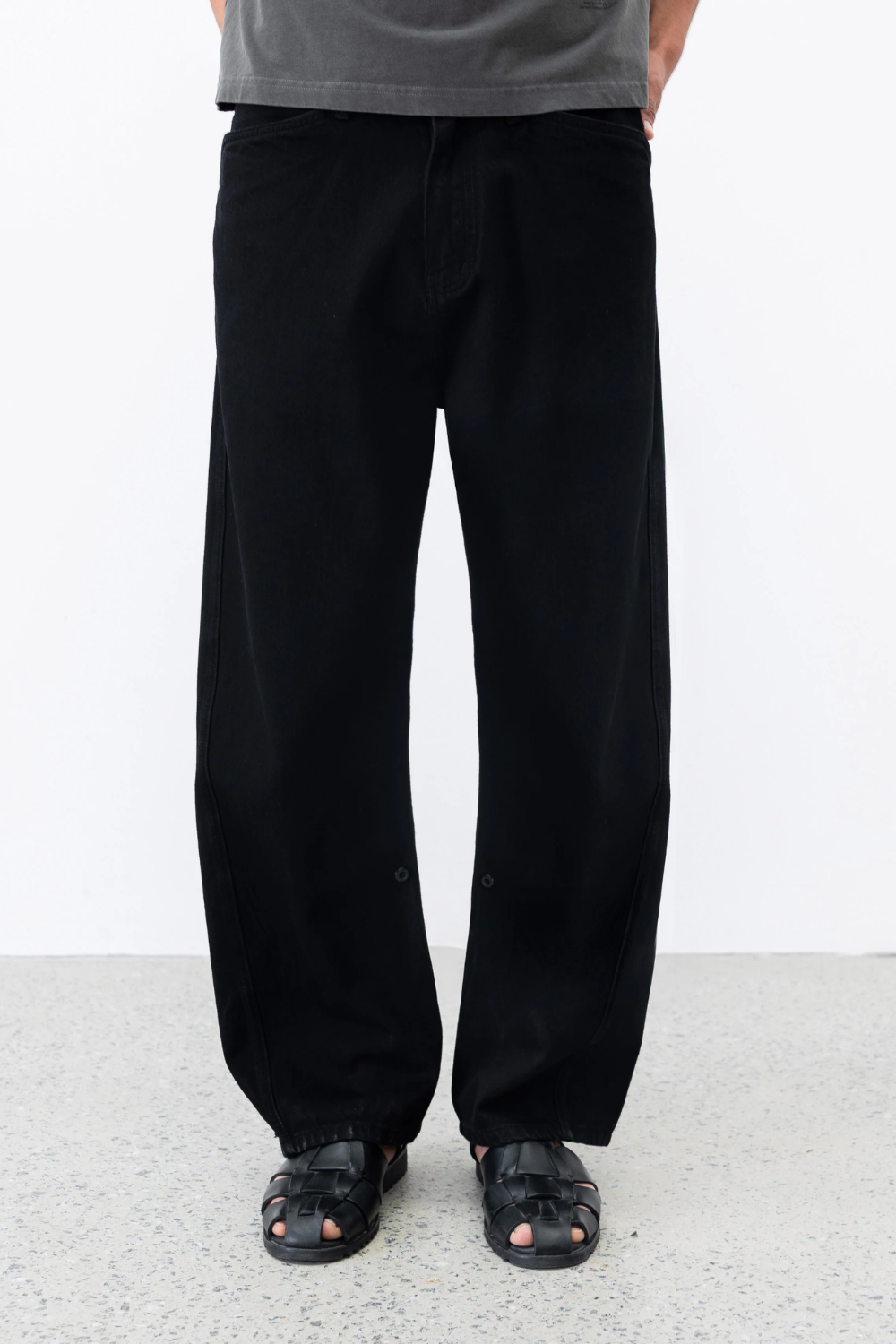 Observe / Twisted Cambia Denim Pant - Black | Observe Gallery | Mad About The Boy