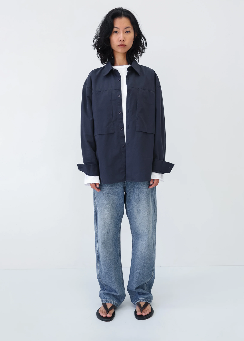 Observe - Panel Pocket Shirt / Navy | Observe Gallery | Mad About The Boy
