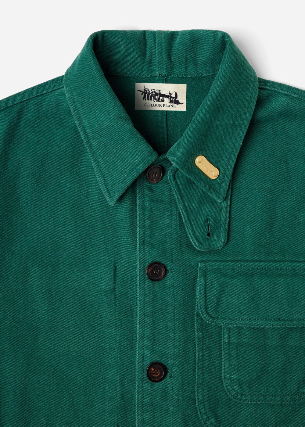 Colour Plane - French Chore Coat / Forest Green | Colour Plane | Mad About The Boy
