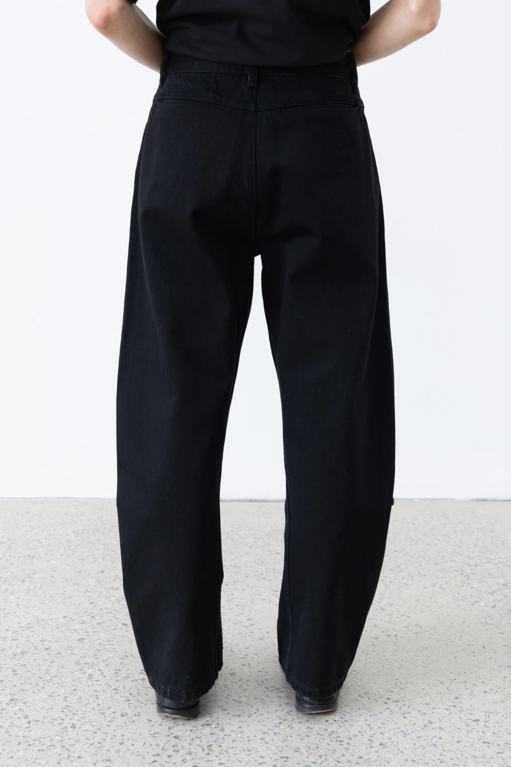 Observe / Twisted Cambia Denim Pant - Black | Observe Gallery | Mad About The Boy