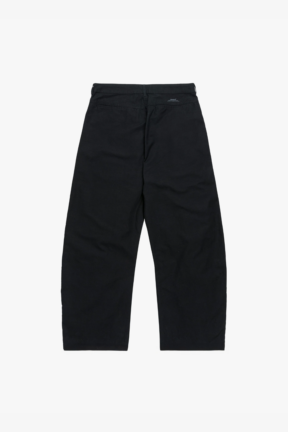 Reverse Twill Barrell Pant - Black | Observe Gallery | Mad About The Boy