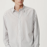 ASHA JASPER - Executive Shirt / Multi Stripe Lawn