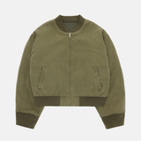 Reversible Bomber Jacket - Military Green