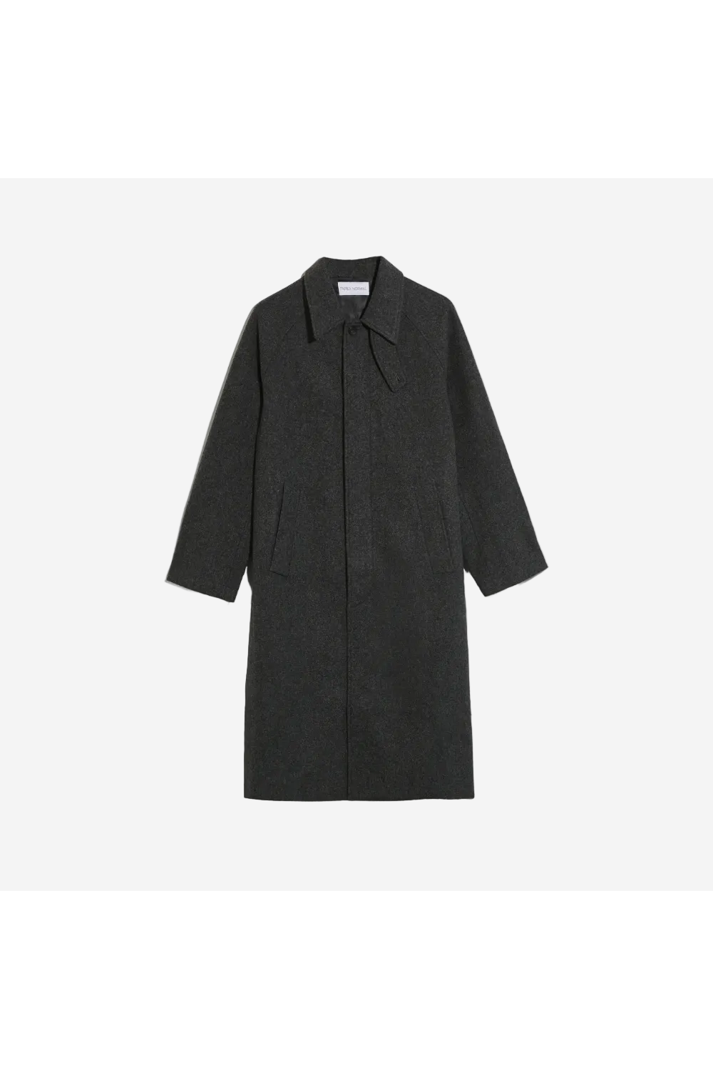 Raglan Top Coat Wool Grey | Fairly Normal | Mad About The Boy