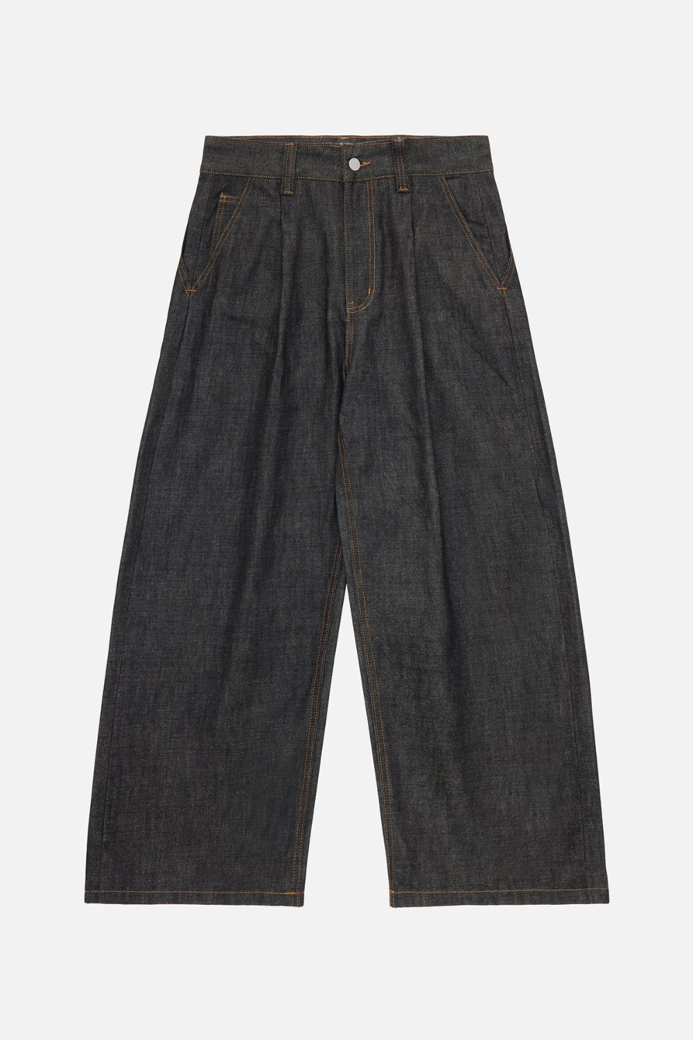 14.5oz Raw Denim Jeans - Black | Colour Plane | Mad About The Boy