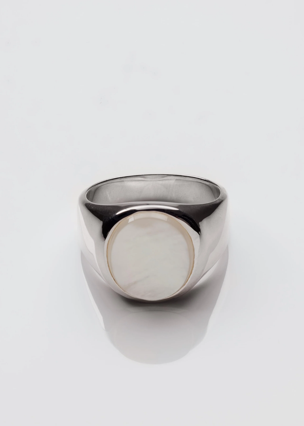 Oval Signet - Mother of Pearl | DON DU CIEL | Mad About The Boy