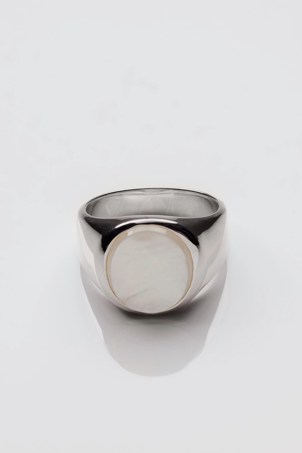 Oval Signet - Mother of Pearl | DON DU CIEL | Mad About The Boy