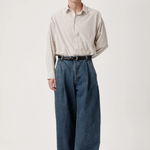 ASHA JASPER - Volume Italian Denim Trouser / Stonewashed Indigo | ASHA JASPER | Mad About The Boy