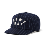 Spellout Ballcap| Pinstripe Navy