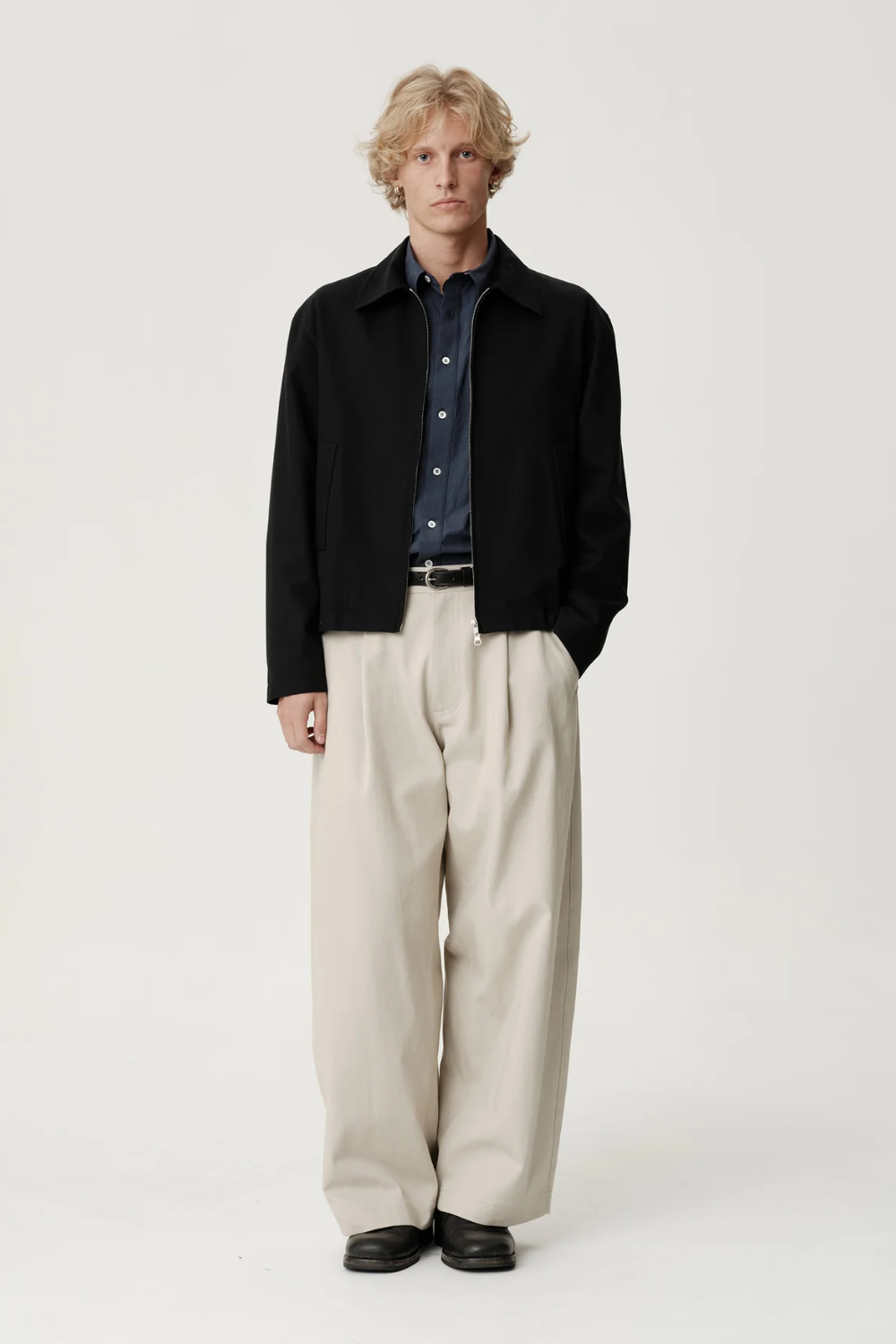 ASHA JASPER - Cary Jacket - Black Cotton Wool Twill | ASHA JASPER | Mad About The Boy
