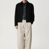 ASHA JASPER - Cary Jacket - Black Cotton Wool Twill | ASHA JASPER | Mad About The Boy