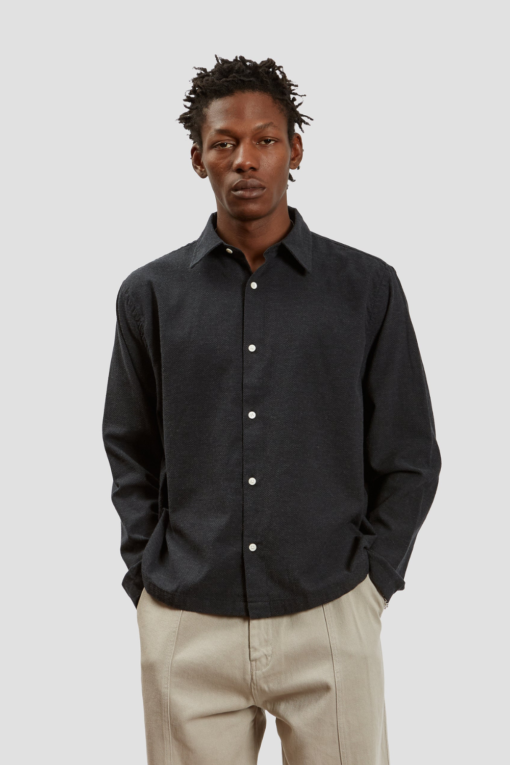 Fairly Normal / Box Shirt Cotton-Cashmere Grey | Fairly Normal | Mad About The Boy