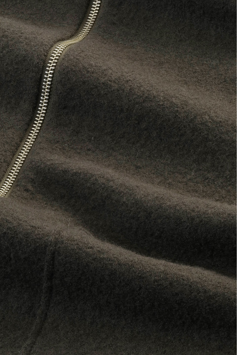 NN.07 Jonas Boiled Merino Wool Full Zip Dark Army | NN07 | Mad About The Boy