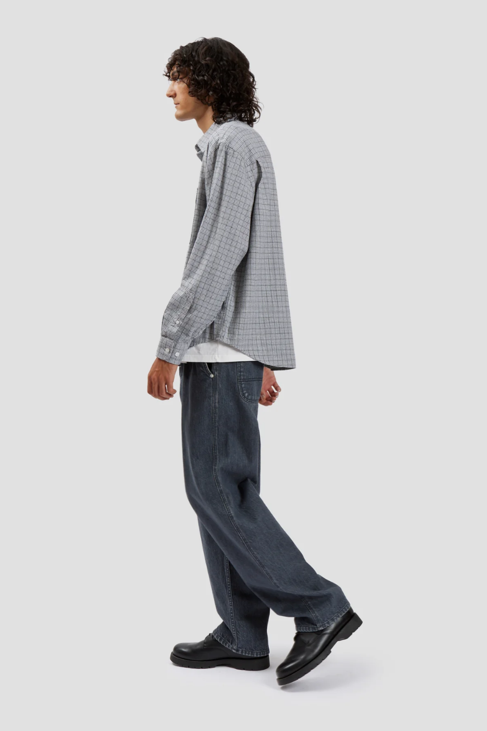 Fairly Normal - Oversized Shirt Check Blue | Fairly Normal | Mad About The Boy
