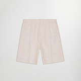 NN.07 Billie Drawstring Linen Regular Fit Shorts Oat | NN07 | Mad About The Boy