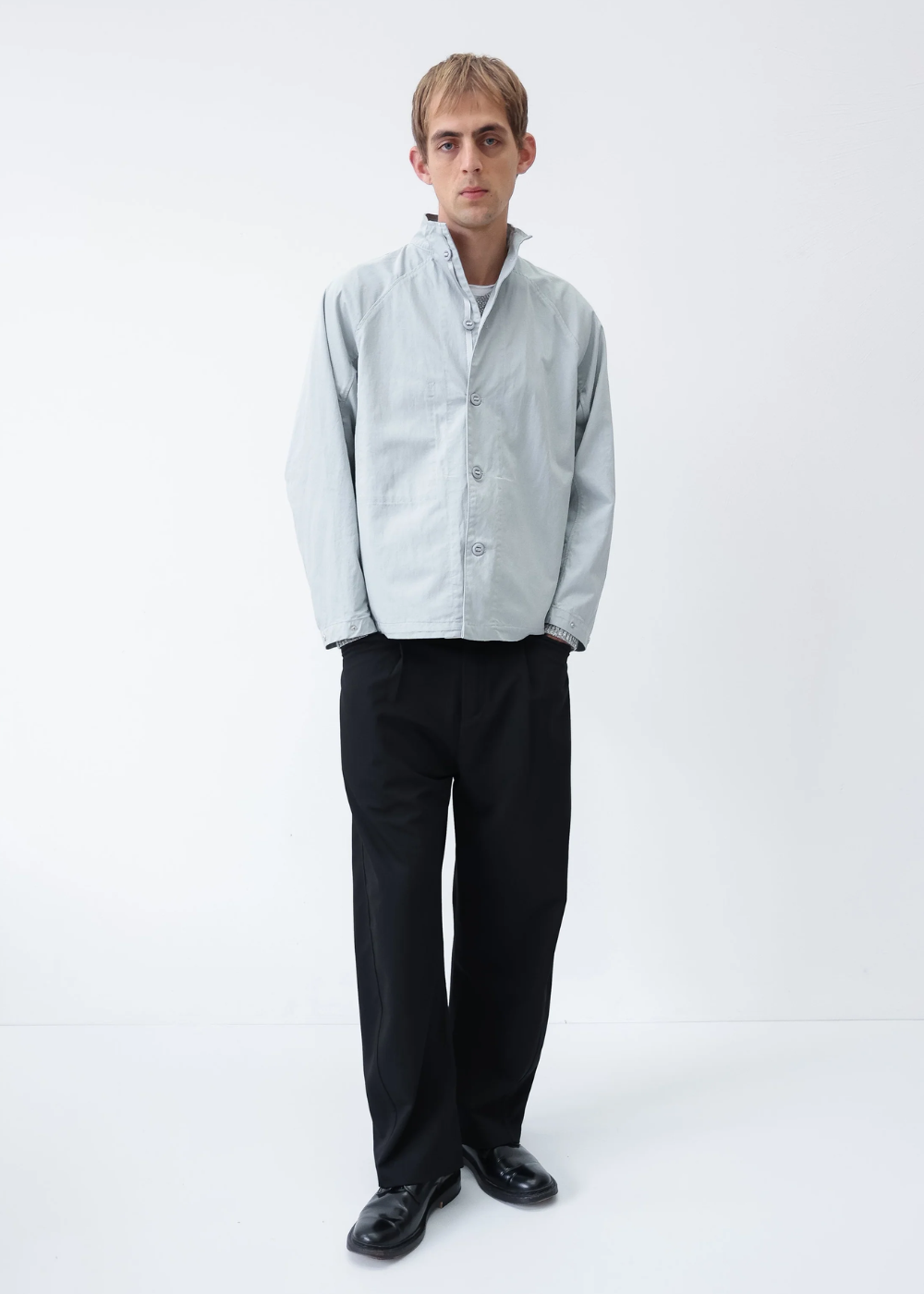 Observe - Mock Neck Jacket / Ice Blue | Observe Gallery | Mad About The Boy