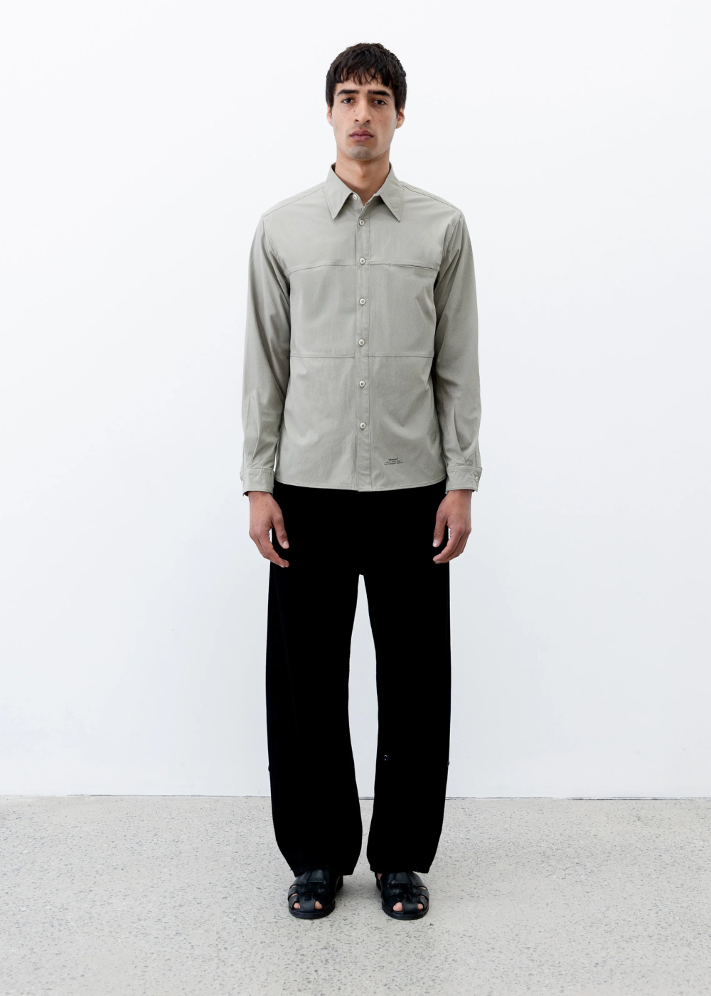 Observe / Rip Stop Panel Shirt - Sage | Observe Gallery | Mad About The Boy