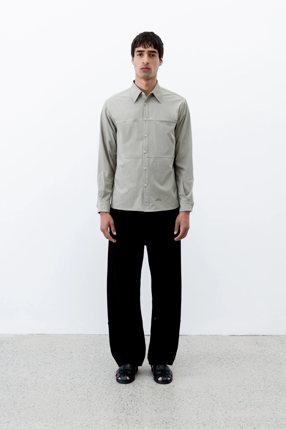 Observe / Rip Stop Panel Shirt - Sage | Observe Gallery | Mad About The Boy