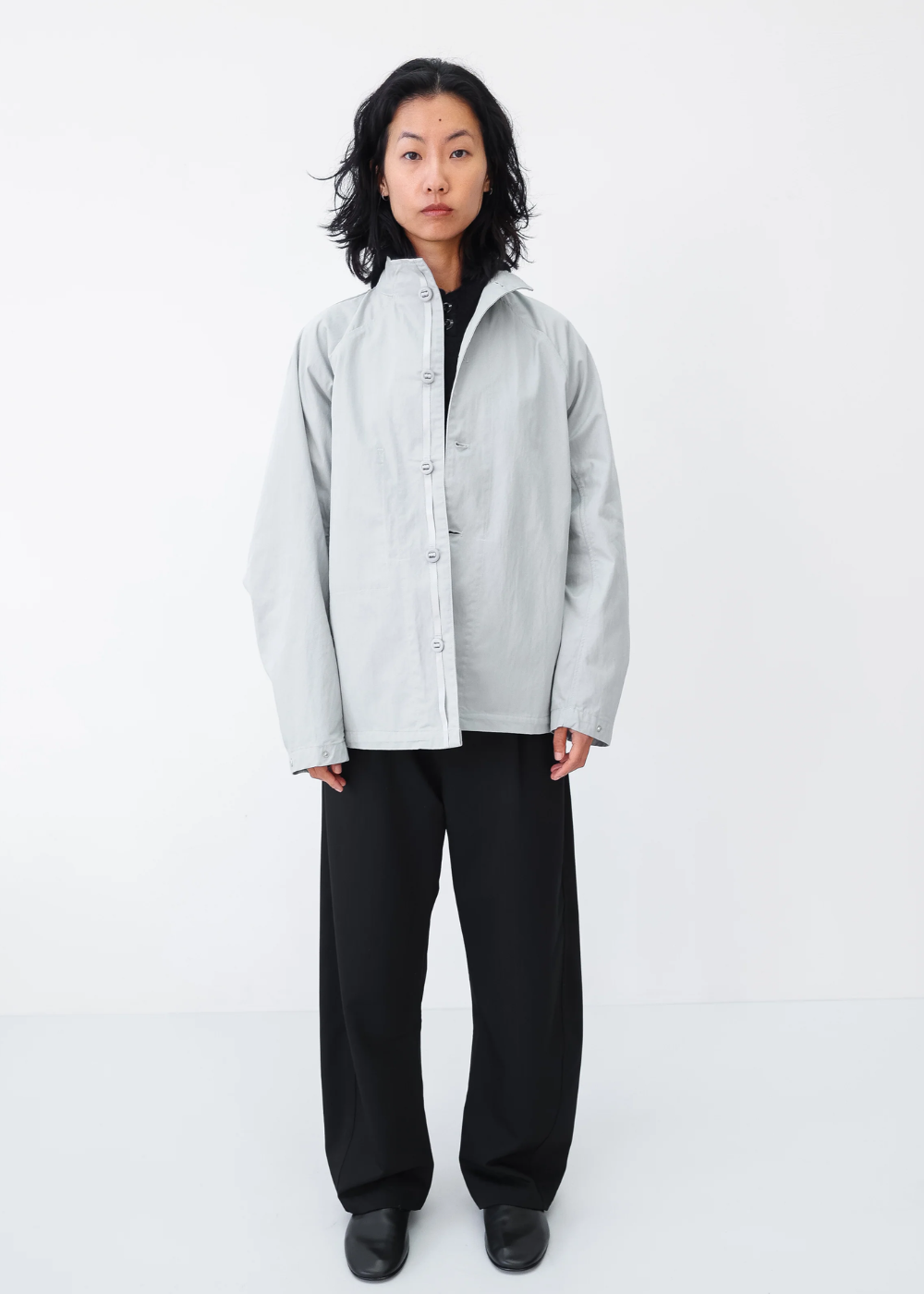 Observe - Mock Neck Jacket / Ice Blue | Observe Gallery | Mad About The Boy