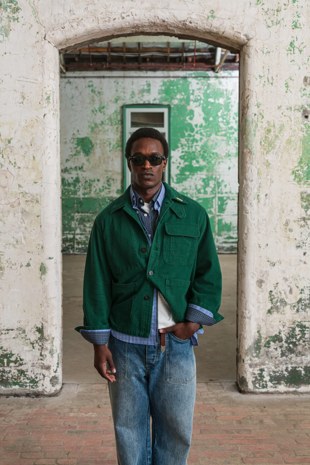 Colour Plane - French Chore Coat / Forest Green | Colour Plane | Mad About The Boy