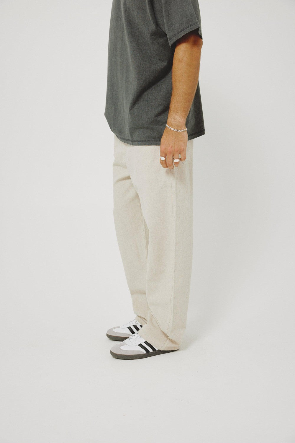 LINEN/COTTON WORK PANT - NATURAL | COMMONERS | Mad About The Boy