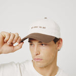 Mad About The Boy Dad Cap - Cream & Brown | Mad About The Boy | Mad About The Boy