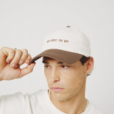 Mad About The Boy Dad Cap - Cream & Brown | Mad About The Boy | Mad About The Boy