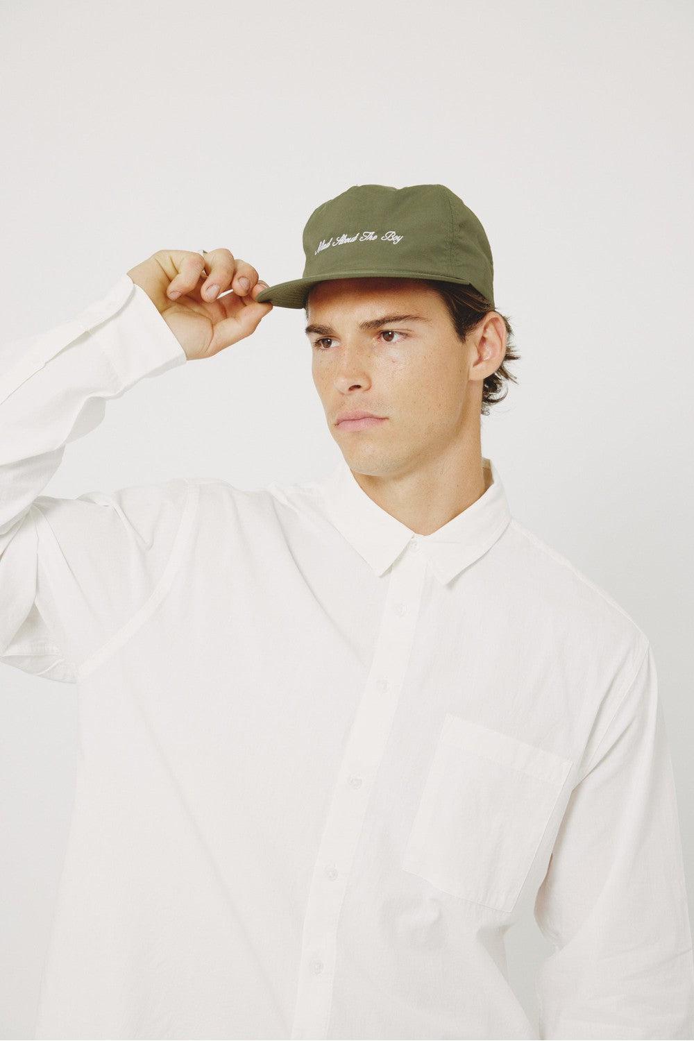 Mad About The Boy Script Logo Cap - Army | Mad About The Boy | Mad About The Boy