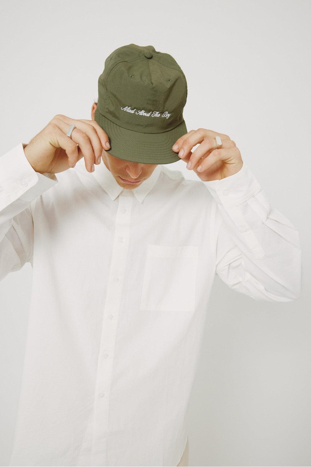 SCRIPT LOGO CAP / ARMY | Mad About The Boy | Mad About The Boy