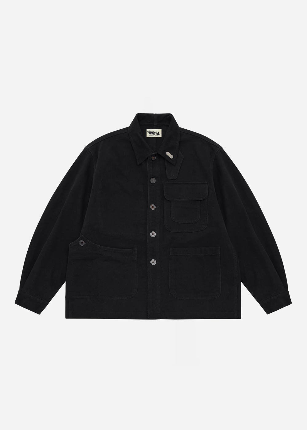 Colour Plane - French Chore Coat / Noir (Black) | Colour Plane | Mad About The Boy