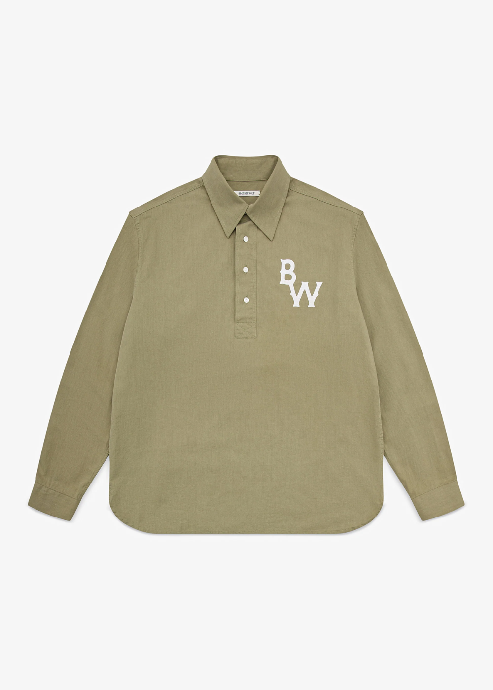 Benny L/S Shirt - Green | Brotherwolf | Mad About The Boy