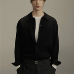 Pleated Big Business Shirt Black | PORTER JAMES SPORTS | Mad About The Boy