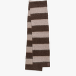 Wool Mohair Striped Scarf - Mocha | Observe Gallery | Mad About The Boy