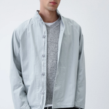 Observe - Mock Neck Jacket / Ice Blue