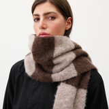 Wool Mohair Striped Scarf - Mocha | Observe Gallery | Mad About The Boy