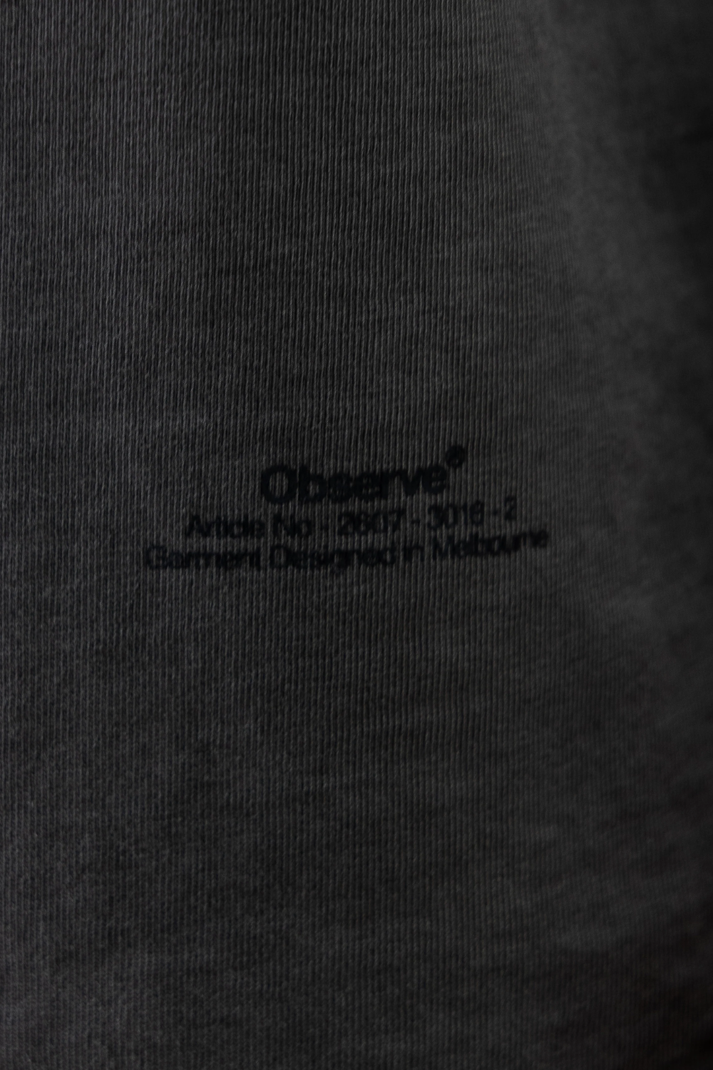 Observe / Raglan T-Shirt - Stone | Observe Gallery | Mad About The Boy