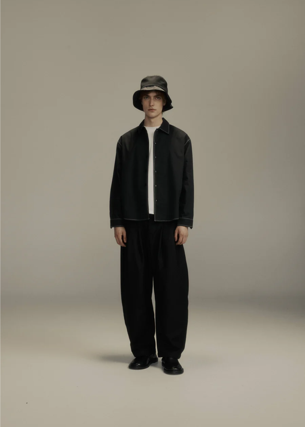 Big Business Shirt Black Oxford + Contrast Stitch | PORTER JAMES SPORTS | Mad About The Boy